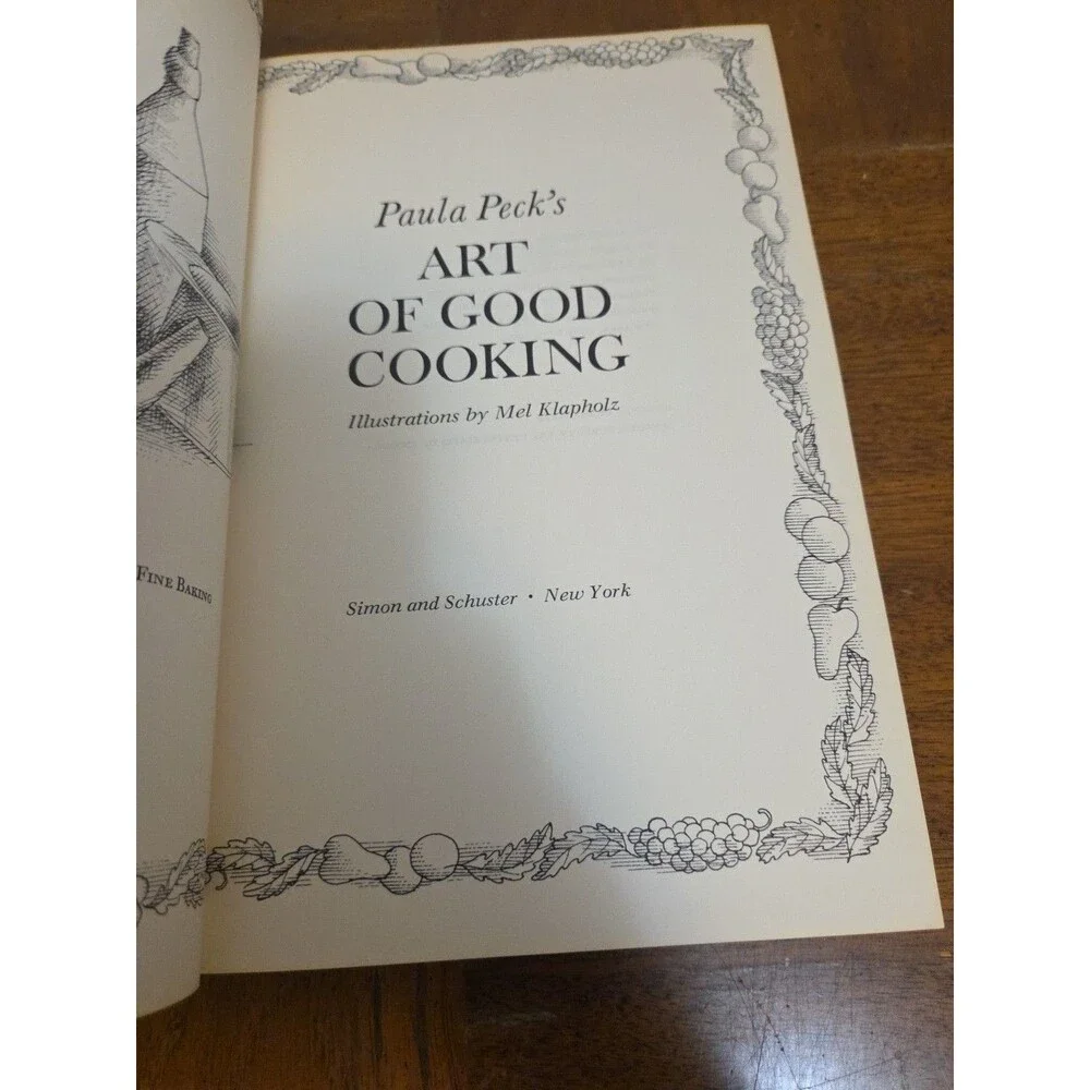 Paula Peck's Art of Good Cooking HC/Dust Jacket 1966 Book Club Vintage Recipes